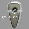 Zinc Alloy Jewelry Beads, Triangle, plated Approx 2mm, Approx 
