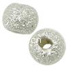 Sterling Silver Stardust Beads, 925 Sterling Silver, Round, plated Approx 1mm 