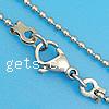 Fashion Stainless Steel Necklace Chain, 304 Stainless Steel, ball chain, 2.4mm .7 Inch 