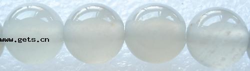 Natürliche graue Achat Perlen, Grauer Achat, rund, Weitere Größen für Wahl, Klasse AA, Bohrung:ca. 1-1.5mm, Länge:ca. 15.5 ZollInch, verkauft von Strang