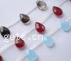 Smooth Cloisonne Beads, Teardrop, 4X6mm, 33PCs/Strand, Sold Per 15 Inch Strand