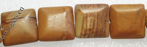 Grain Stone Beads, Square, more sizes for choice, Length:16 Inch, Sold By Strand