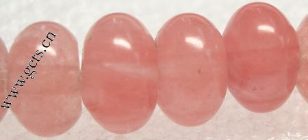 桜の水晶, チェリークオーツ, 円形, 選択のためのより多くのサイズ, 長さ:15.5 インチ, 売り手 ストランド