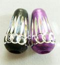 Aluminium Perlen, Tropfen, keine, frei von Blei, 8x15mm, 500PCs/Tasche, verkauft von Tasche