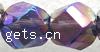 Twist Kristall Perlen, AB Farben platiniert, facettierte, mehrere Farben vorhanden, 8mm, Länge:13-14 ZollInch, 45PCs/Strang, verkauft von Strang