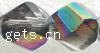 Twist Kristall Perlen, halb plattiert, facettierte, mehrere Farben vorhanden, 8mm, Länge:13-14 ZollInch, 48PCs/Strang, verkauft von Strang