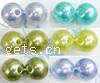 ABS Plastic Beads, Round, imitation pearl 7mm Approx 1.5-2mm 