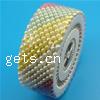 Eisen Ball Head Pin, mit Glasperlen, gemischte Farben, 37x4mm, 480PCs/Menge, verkauft von Menge