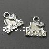 Zinc Alloy Message Pendants, word love, plated cadmium free Approx 