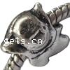 Zinc Alloy European Beads, Character, plated, without troll nickel, lead & cadmium free 