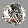 Zinc Alloy Flat Beads, Donut, plated Approx 2mm 