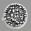 Zinc Alloy European Beads, Flat Round, plated, without troll Approx 4mm 