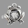 Zinc Alloy Pendant Cabochon Setting, Frog, plated Approx 2mm 