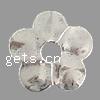 Zinc Alloy Flower Pendants, plated nickel, lead & cadmium free Approx 5mm 