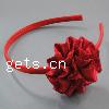 Hair Bands, Plastic, with Non-woven Fabrics 9-72mm 