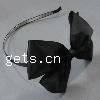 Hair Bands, Plastic, with Non-woven Fabrics 4-55mm 