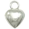 Sterling Silver Heart Pendants, 925 Sterling Silver, plated Approx 1.5mm 