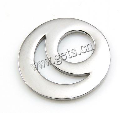 Кулон тег из нержавеющей стали, нержавеющая сталь, Плоская круглая форма, Индивидуальные, оригинальный цвет, 15x15x1mm, продается PC