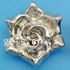 Zinc Alloy Flower Pendants, plated, layered Approx 2mm 