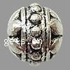 Zinc Alloy Jewelry Beads, Round, plated Approx 1.5mm 