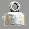 Zinc Alloy End Cap, Rectangle, plated nickel, lead & cadmium free Approx 2mm 