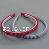 Hair Bands, Plastic, with Non-woven Fabrics 11mm 