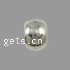 Zink Legierung großes Loch Perlen, Zinklegierung, Trommel, plattiert, glatt, keine, frei von Kadmium, 5x6mm, Bohrung:ca. 4mm, ca. 890PCs/kg, verkauft von kg