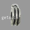 Zinc Alloy Bail Beads, Donut, plated Approx 2mm, Approx 