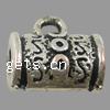 Zinc Alloy Bail Beads, Tube, plated Approx 2.5mm, Approx 