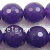 天然紫水晶のビーズ, アメジスト, ラウンド形, 2 月誕生石 & 切り面, 穴:約 1-1.5mm, 長さ:15 インチ, 売り手 ストランド