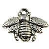 Zinc Alloy Animal Pendants, Bee, plated Approx 3.5mm, Approx 