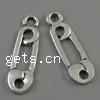 Zinc Alloy Tool Pendants, Safety Pin, plated cadmium free Approx 2mm, Approx 