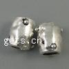Zinc Alloy European Beads, Drum, plated Approx 4mm, Approx 