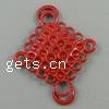 Zinc Alloy Charm Connector, Rhombus Approx 1mm, Approx 