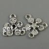 Flower Zinc Alloy Connector, plated Approx 1mm, Approx 