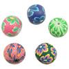 Round Polymer Clay Beads, mixed colors, 12mm Approx 2mm 