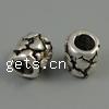 Zinc Alloy European Beads, Tube, plated Approx 5mm, Approx 