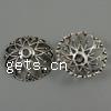 Zinc Alloy Bead Caps, Flower, plated cadmium free Approx 2.5mm, Approx 