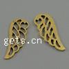 Wing Shaped Zinc Alloy Pendants, plated cadmium free Approx 3mm, Approx 