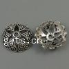 Zinc Alloy Bead Caps, Flower, plated cadmium free Approx 3mm, Approx 