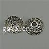 Zinc Alloy Bead Caps, Round, plated, filigree cadmium free Approx 4mm, Approx 