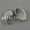 Perlas de pepita de aleación de zinc, Rectángular, chapado, más colores para la opción, 8x12x6mm, agujero:aproximado 2mm, aproximado 555PCs/KG, Vendido por KG