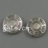 Zinc Alloy Flat Beads, Coin, plated, textured Approx 1mm, Approx 