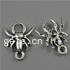 Zinc Alloy Animal Pendants, Spider, plated Approx 2mm, Approx 