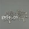 Zinc Alloy Leaf Pendants, Tree cadmium free Approx 2mm, Approx 