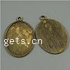 Zinc Alloy Pendant Cabochon Setting, Oval, plated cadmium free Approx 3.5mm, Approx 