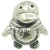 No Troll Thailand Sterling Silver European Beads, Penguin, without troll Approx 4.5mm 