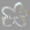 Zinc Alloy Linking Ring, Flower, plated, smooth 