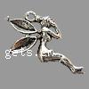 Character Shaped Zinc Alloy Pendants, Fairy, plated Approx 1.5mm 