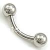 Stainless Steel Curved Barbell, 304 Stainless Steel 